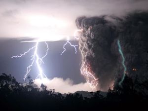 Volcanic Lightning